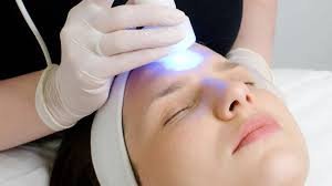LED light therapy — calming and healing skin treatment